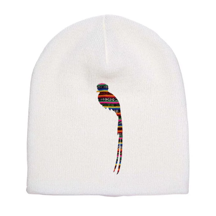 Quetzal Guatemala Chapin Antigua Tikal Tradicional Maya Short Acrylic Beanie