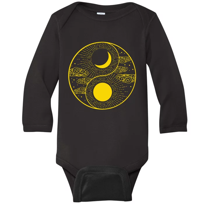 Qi Gong Clothes Tai Chi Qigong Chi Gong Yin Yang Baby Long Sleeve Bodysuit