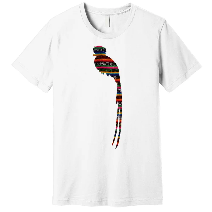 Quetzal Guatemala Chapin Antigua Tikal Tradicional Maya Premium T-Shirt