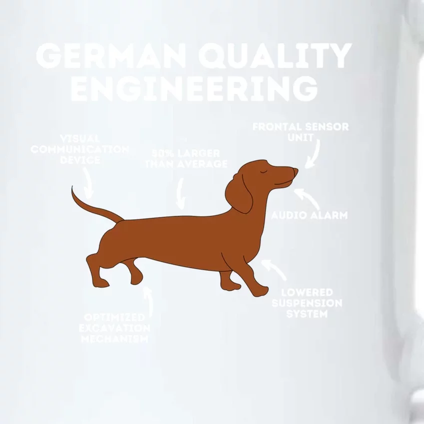 Quality Ger Engineering Gift Dachshund Lover Wiener Dog Funny Gift Black Color Changing Mug