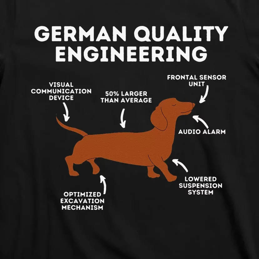 Quality German Engineering Dachshund Lover T-Shirt