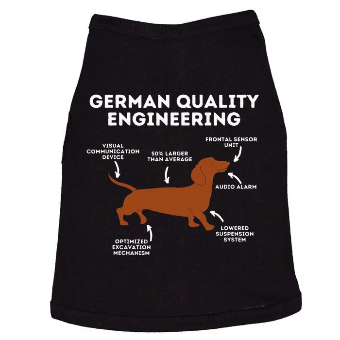 Quality German Engineering Dachshund Lover Wiener Dog Doggie Tank