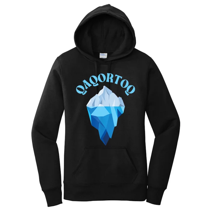 Qaqortoq Greenland Qaqortoq Iceberg Qaqortoq Women's Pullover Hoodie