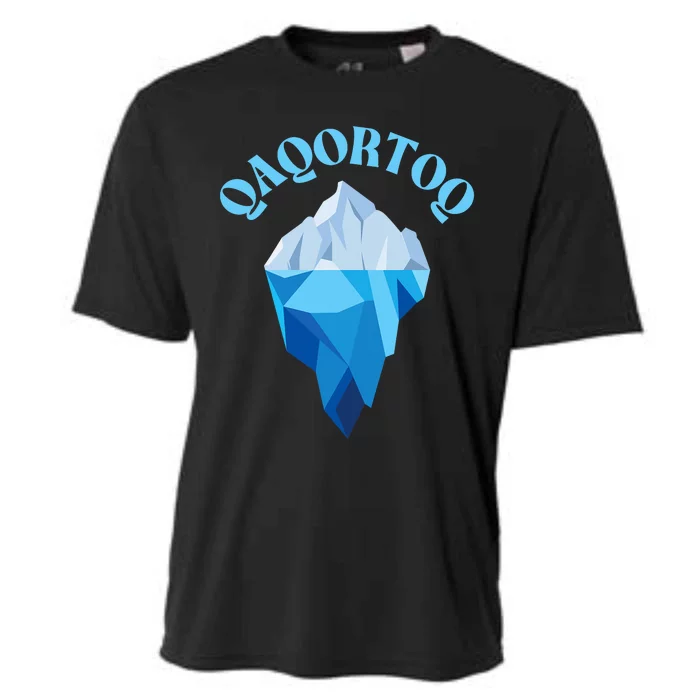 Qaqortoq Greenland Qaqortoq Iceberg Qaqortoq Cooling Performance Crew T-Shirt