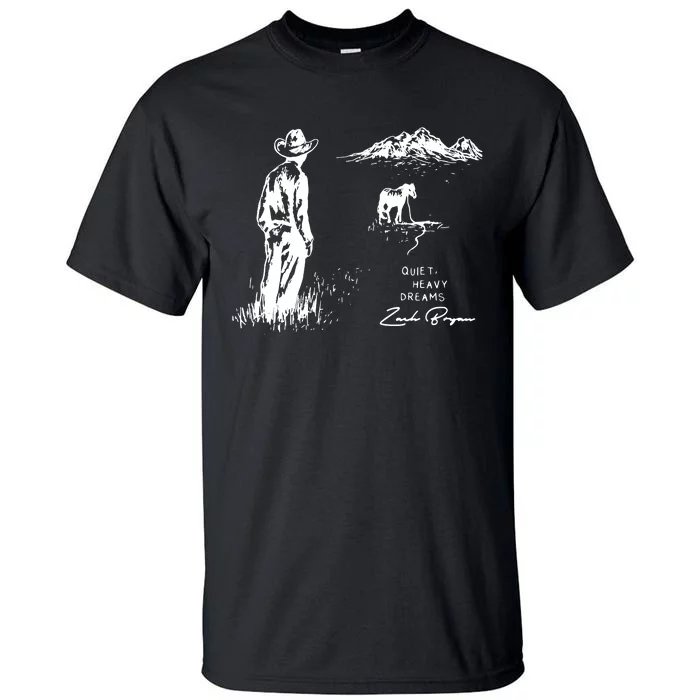 Quiet Heavy Dreams Country Music Tall T-Shirt