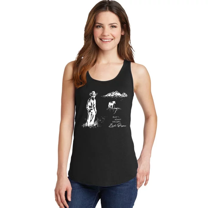 Quiet Heavy Dreams Country Music Ladies Essential Tank