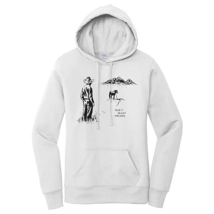 Quiet Heavy Dreams American Heartbreak Women's Pullover Hoodie