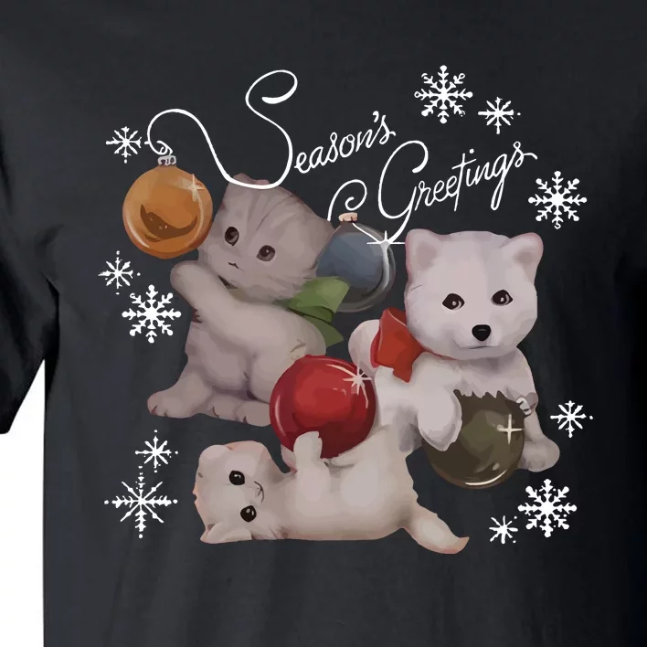 Qtcinderella Holiday Feat Swi.Ft Ders _ Coots Season Greeting Tall T-Shirt