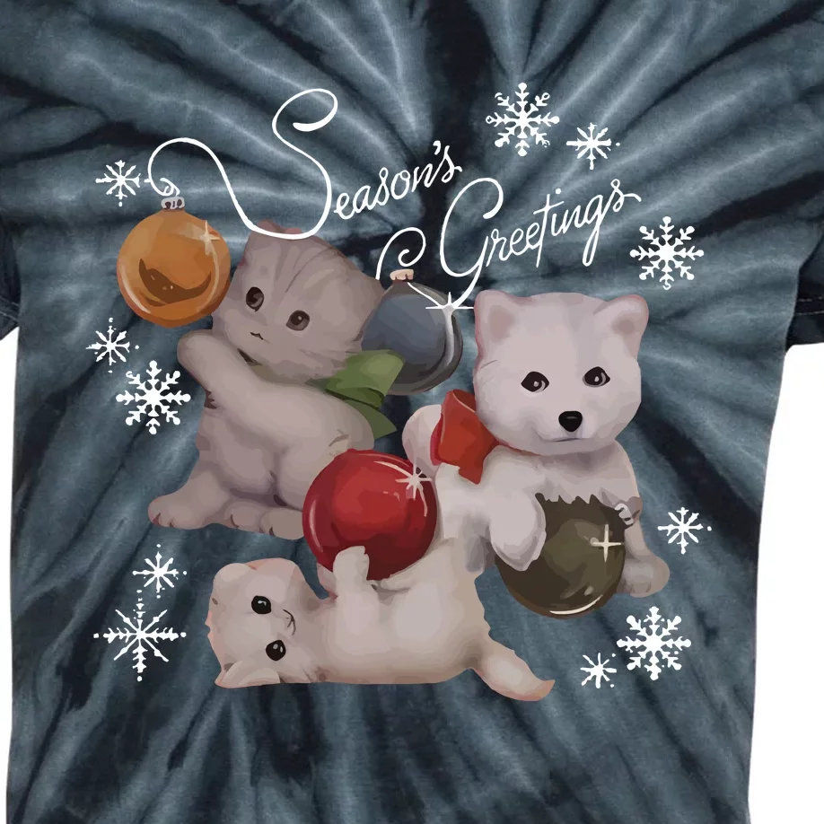 Qtcinderella Holiday Feat Swi.Ft Ders _ Coots Season Greeting Kids Tie-Dye T-Shirt