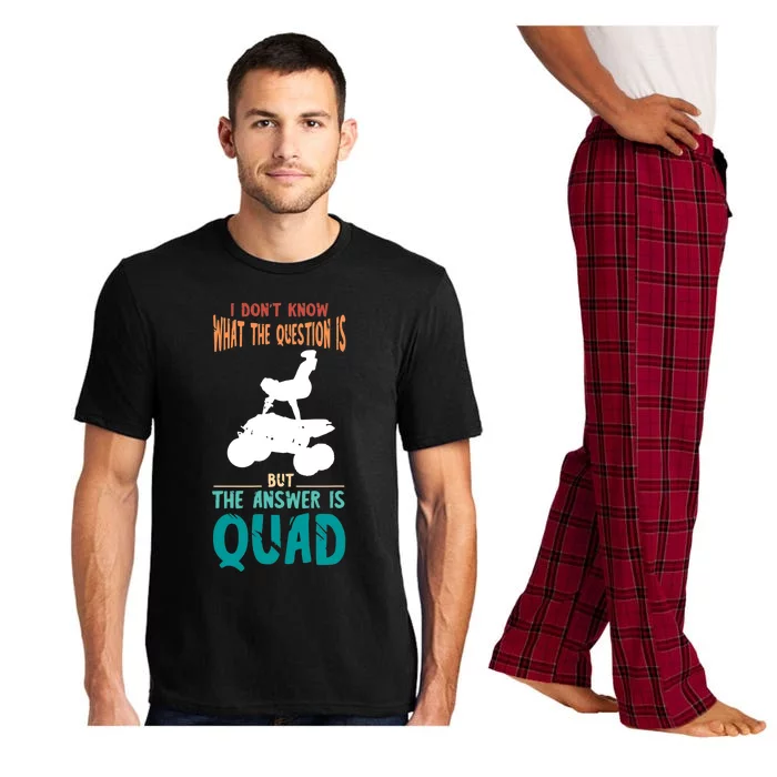 Quad I Don't Know The Question Four Wheeler Quad Biker Pajama Set