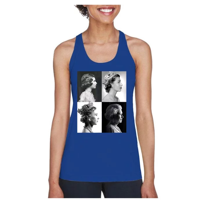 Queen II Elizabeth Of England 1920 2022 Women's Racerback Tank