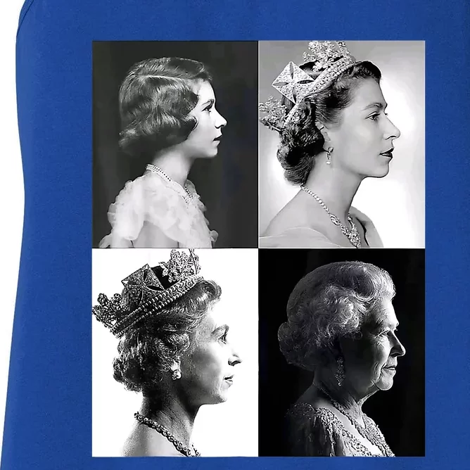 Queen II Elizabeth Of England 1920 2022 Women's Racerback Tank