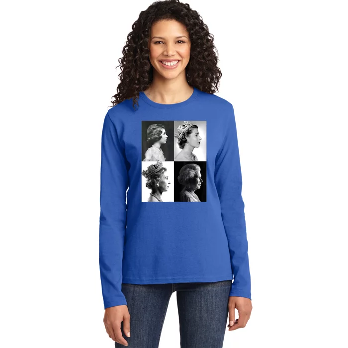 Queen II Elizabeth Of England 1920 2022 Ladies Long Sleeve Shirt