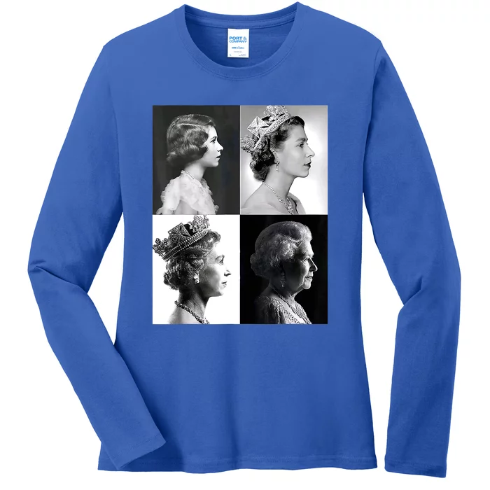 Queen II Elizabeth Of England 1920 2022 Ladies Long Sleeve Shirt