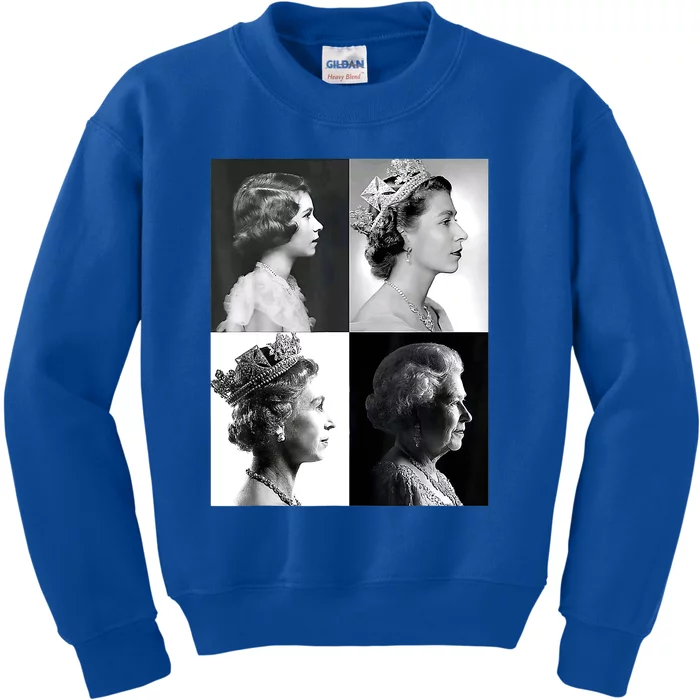 Queen II Elizabeth Of England 1920 2022 Kids Sweatshirt