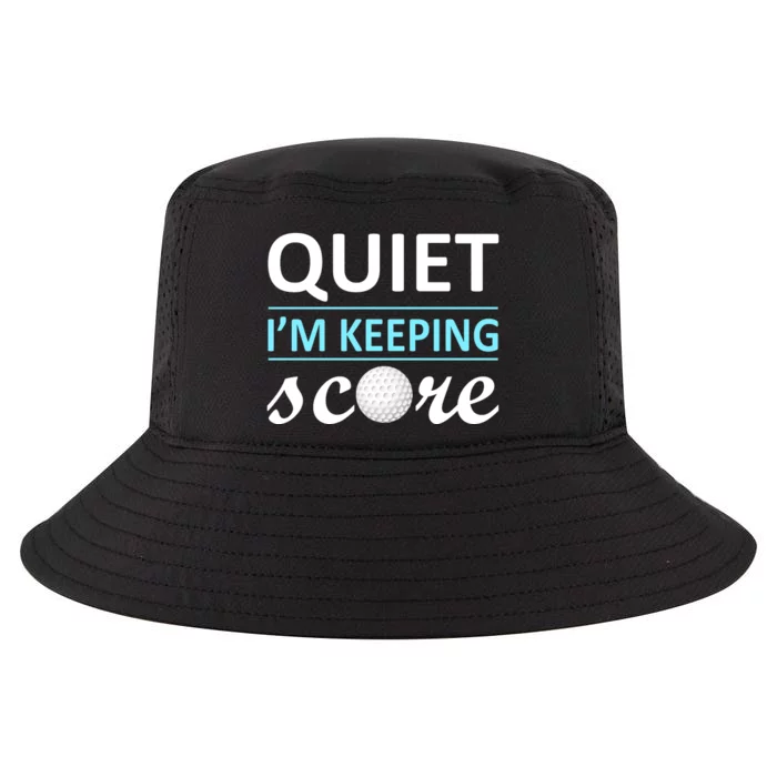 Quiet I'm Keeping Score Cool Comfort Performance Bucket Hat