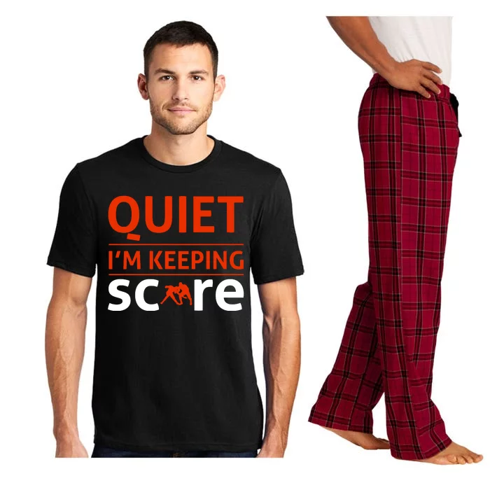 Quiet I'm Keeping Score Pajama Set