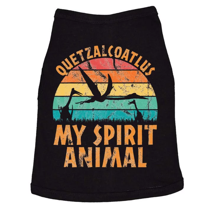 Quetzalcoatlus Is My Spirit Animal Dinosaur Lovers Doggie Tank