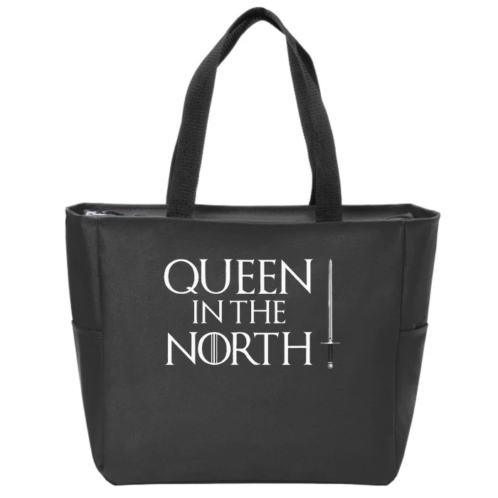 Queen In The North Easy Halloween Costume Zip Tote Bag