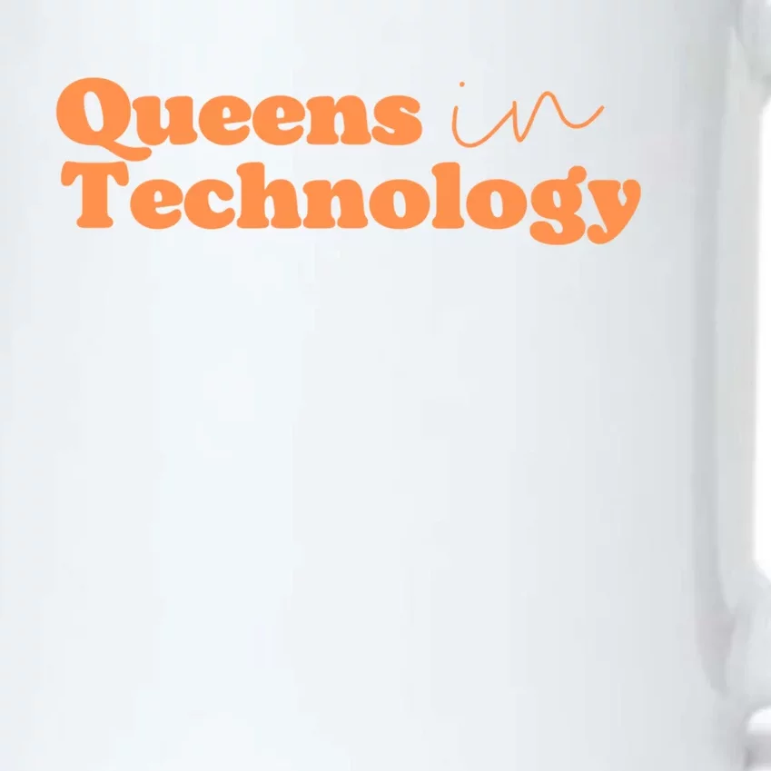 Queens In Technology Gift Black Color Changing Mug