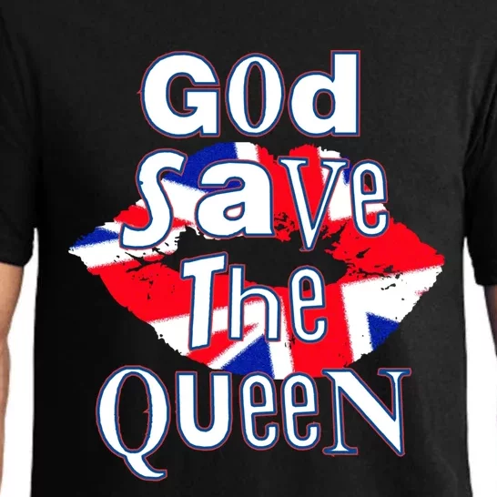 Queens Jubilee 2022 God Save The Queen Gift Pajama Set