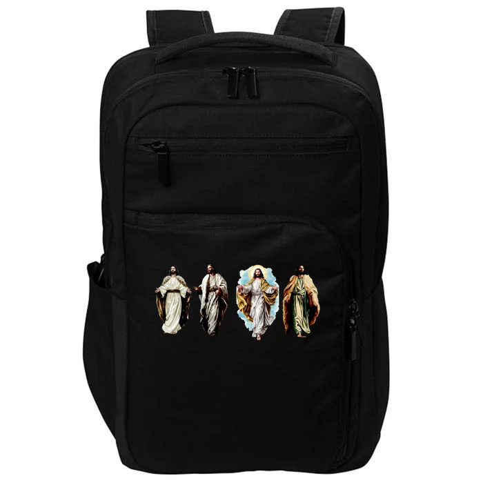 Quad Jesus Art Impact Tech Backpack