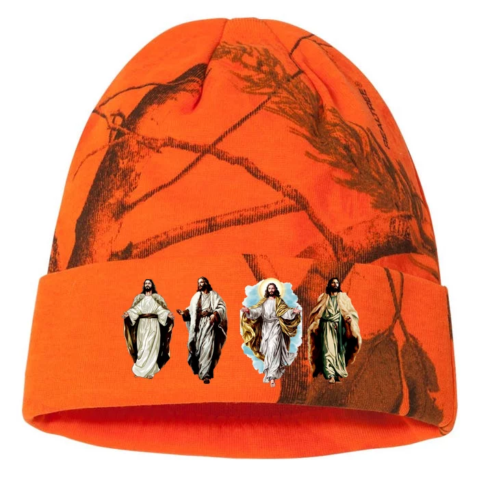 Quad Jesus Art Kati - 12in Camo Beanie