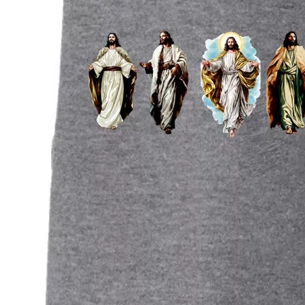 Quad Jesus Art Doggie 3-End Fleece Hoodie