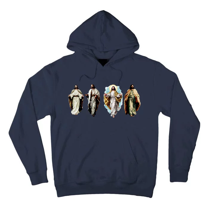 Quad Jesus Art Tall Hoodie