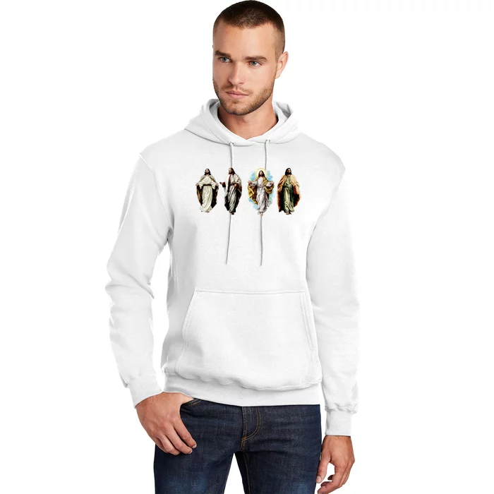 Quad Jesus Art Hoodie