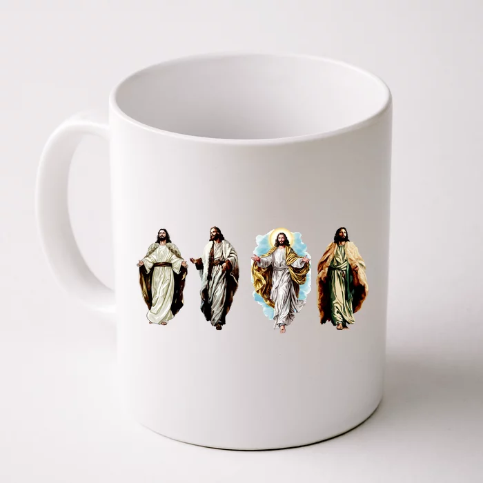 Quad Jesus Art Front & Back Coffee Mug