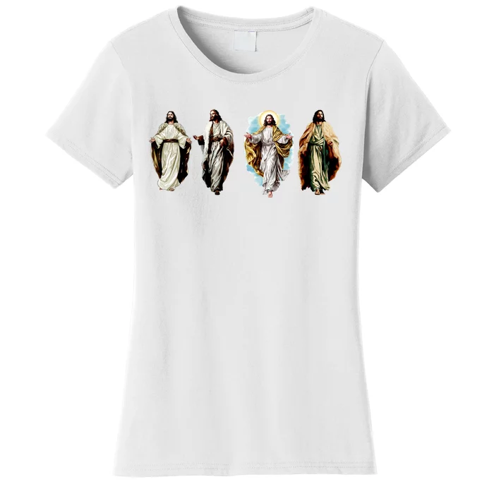 Quad Jesus Art Women's T-Shirt