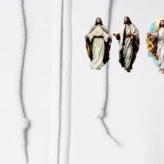 Quad Jesus Art Full Zip Hoodie