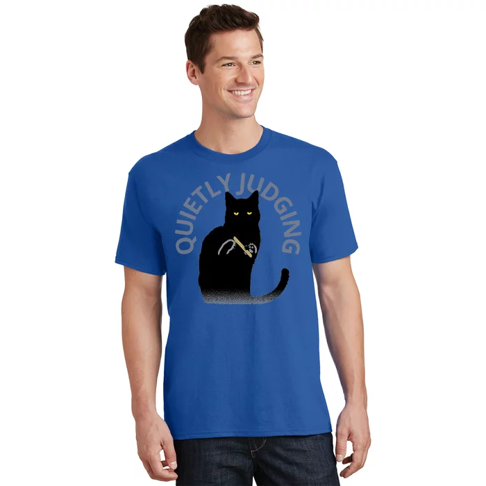 Quietly Judging Cat Funny T-Shirt