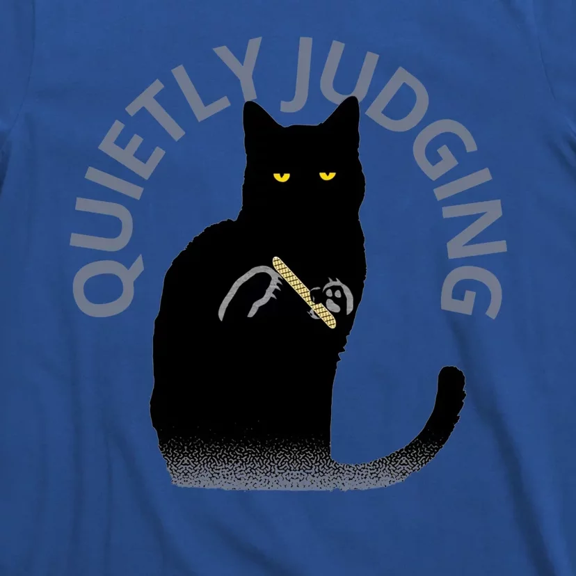 Quietly Judging Cat Funny T-Shirt