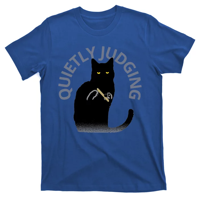 Quietly Judging Cat Funny T-Shirt