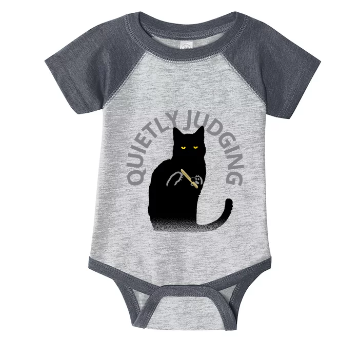 QUIETLY JUDGING LIMITED EDITION Infant Baby Jersey Bodysuit