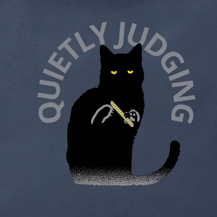 QUIETLY JUDGING LIMITED EDITION Zip Tote Bag