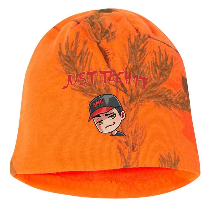 Quinmcgaming Just Tech It Fighting Game Community Kati - Camo Knit Beanie