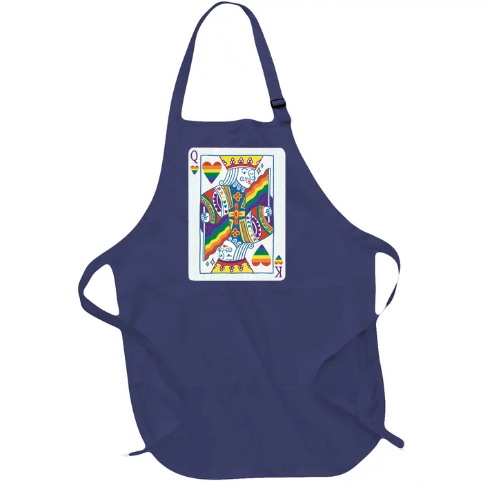 Queer King Queen Full-Length Apron With Pocket