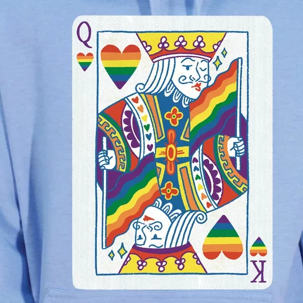 Queer King Queen Unisex Surf Hoodie