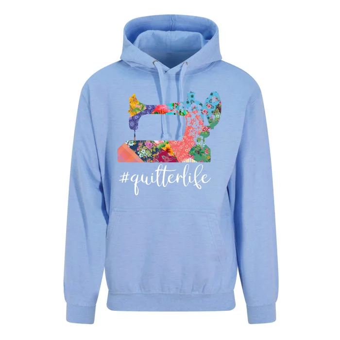 Quilter Life Quilting Saying Quote Gift Unisex Surf Hoodie