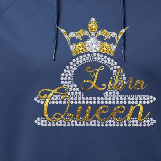 Queen Libra Zodiac Funny Gift Performance Fleece Hoodie