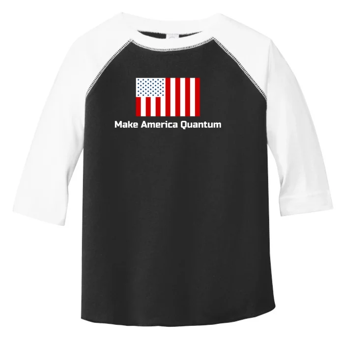 Quantumparty Make America Quantum Toddler Fine Jersey T-Shirt