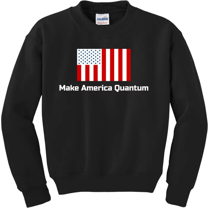 Quantumparty Make America Quantum Kids Sweatshirt