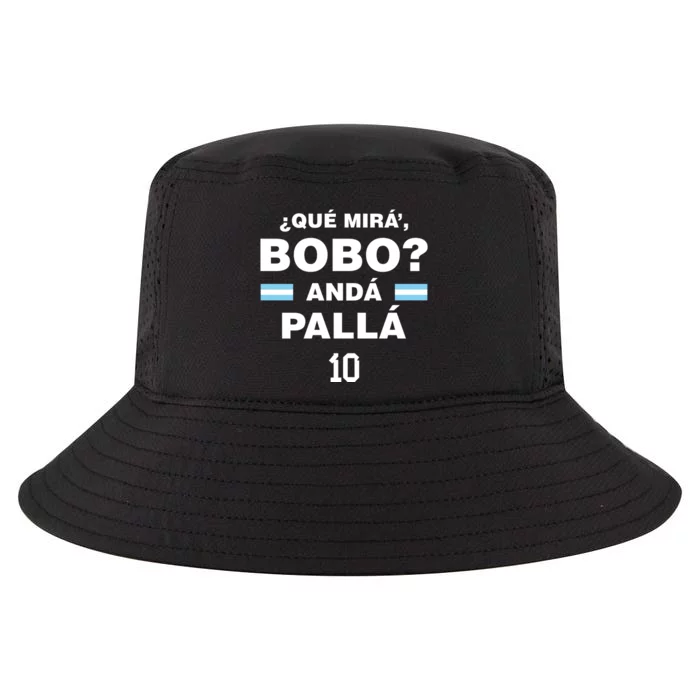 Que Mira´Bobo Argentina 10 Cool Comfort Performance Bucket Hat