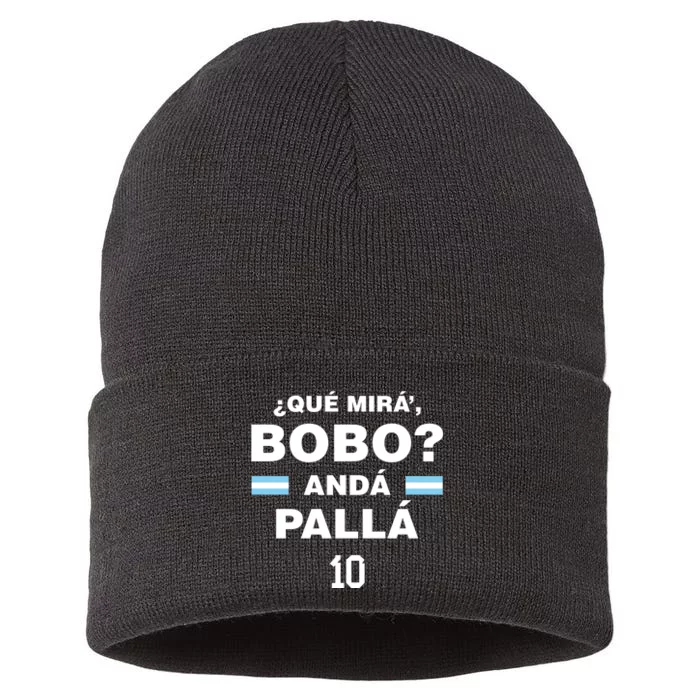 Que Mira´Bobo Argentina 10 Sustainable Knit Beanie