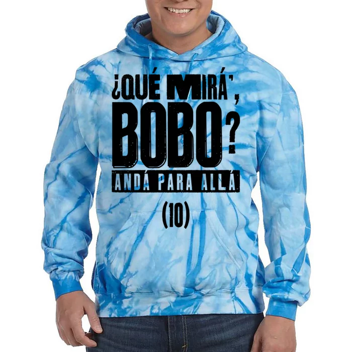 Que Mira´Bobo Argentina 10 Tie Dye Hoodie