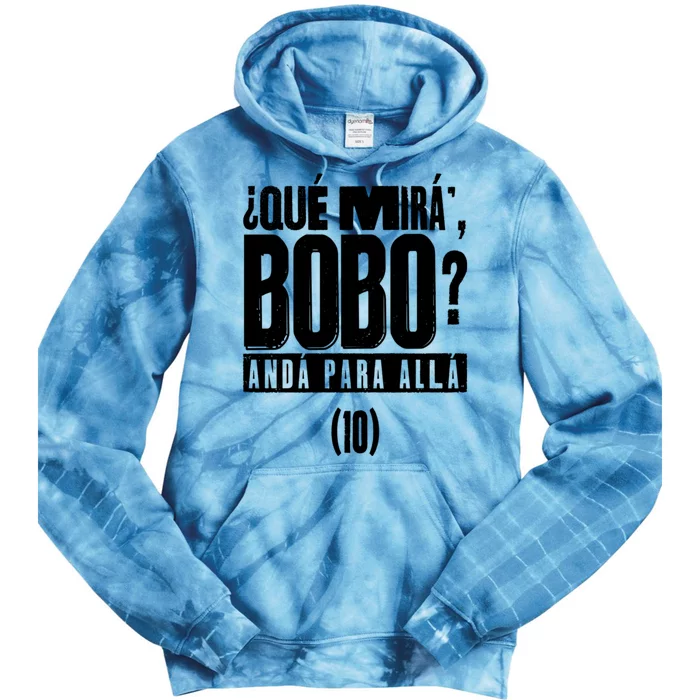 Que Mira´Bobo Argentina 10 Tie Dye Hoodie