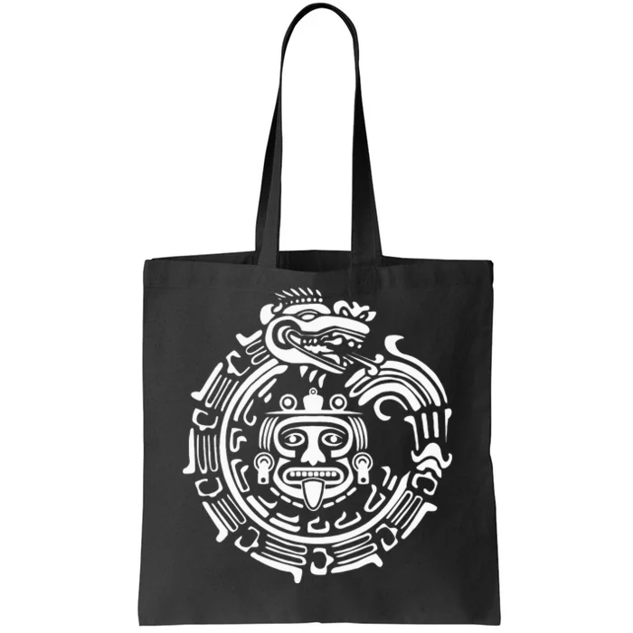 Quetzalcoatl Maya Aztec Ancient Symbol Tote Bag